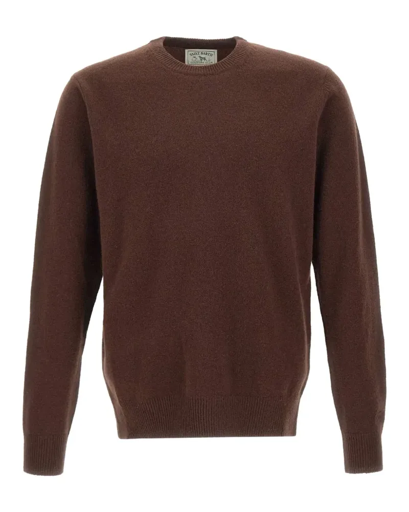 MC2 Saint Barth Regent Pullover mit Rundhalsausschnitt - Braun Braun
