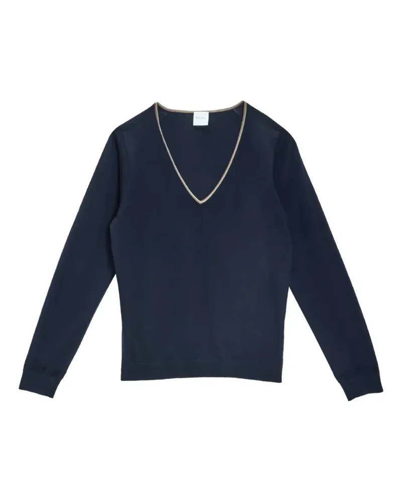 Paul Smith Signature Stripe Pullover mit Rundhalsausschnitt - Blau Blau