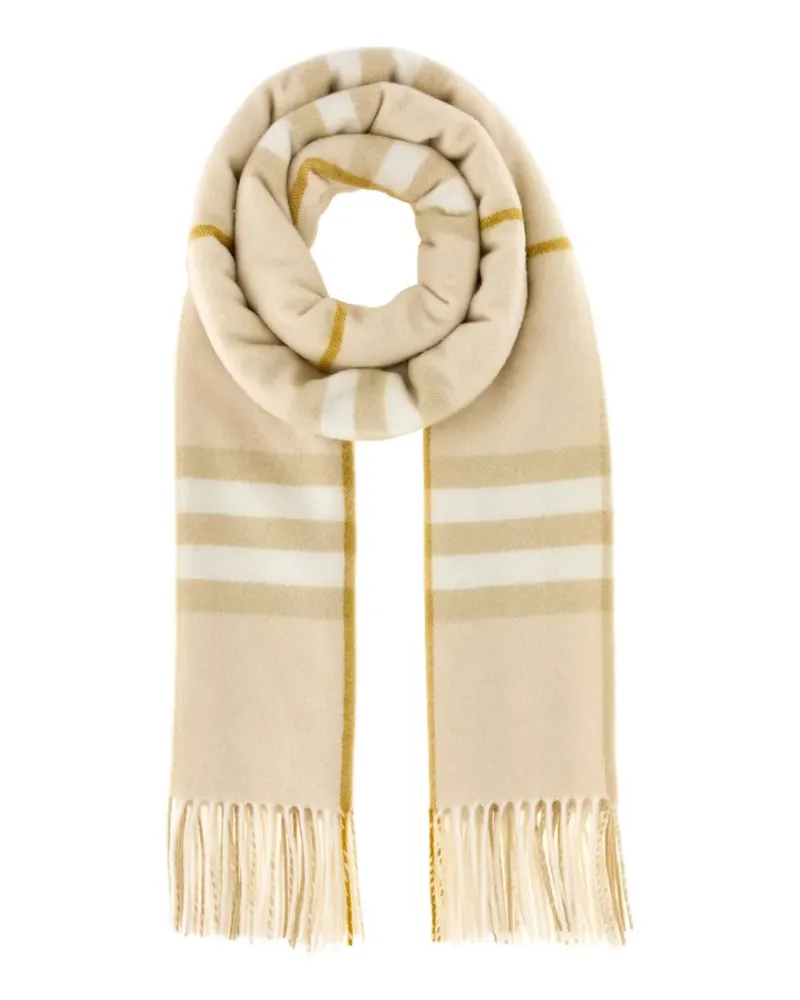 Burberry Karierter Schal aus Kaschmir - Nude Nude