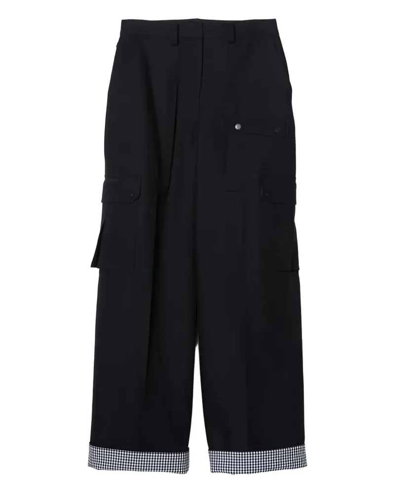 3.1 phillip lim Cargohose mit umgeschlagenem Saum - Schwarz Schwarz
