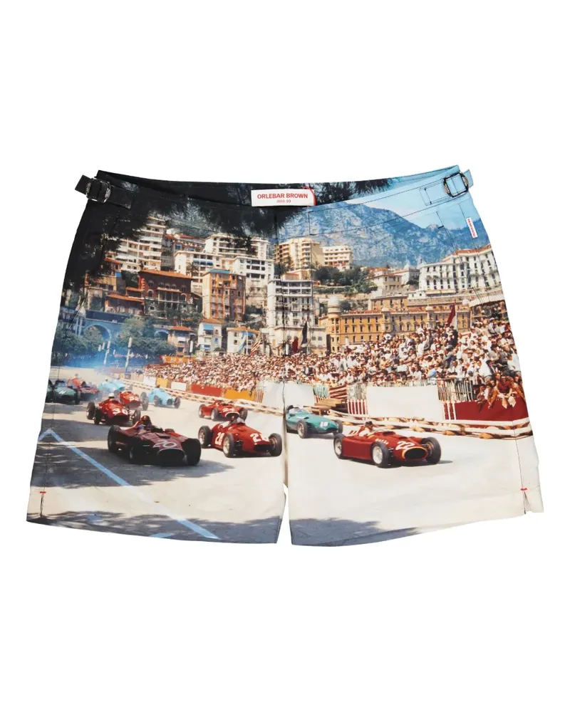 Orlebar Brown Start your Engine' Badeshorts - Blau Blau