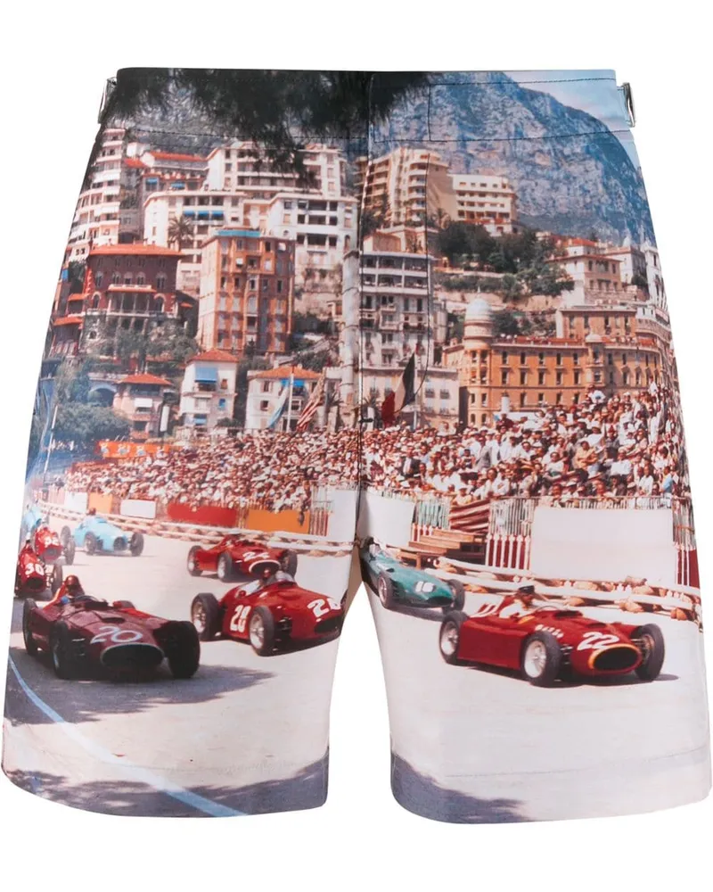 Orlebar Brown Start your Engine' Badeshorts - Blau Blau