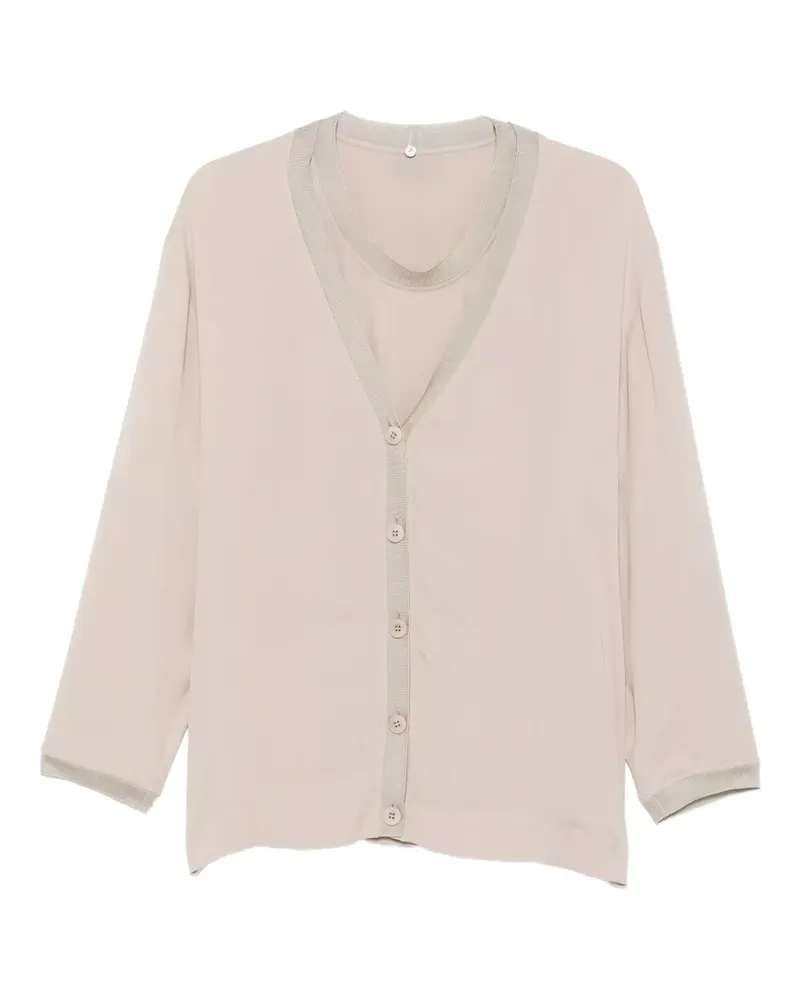 Giorgio Armani button-up jacket and blouse - Nude Nude