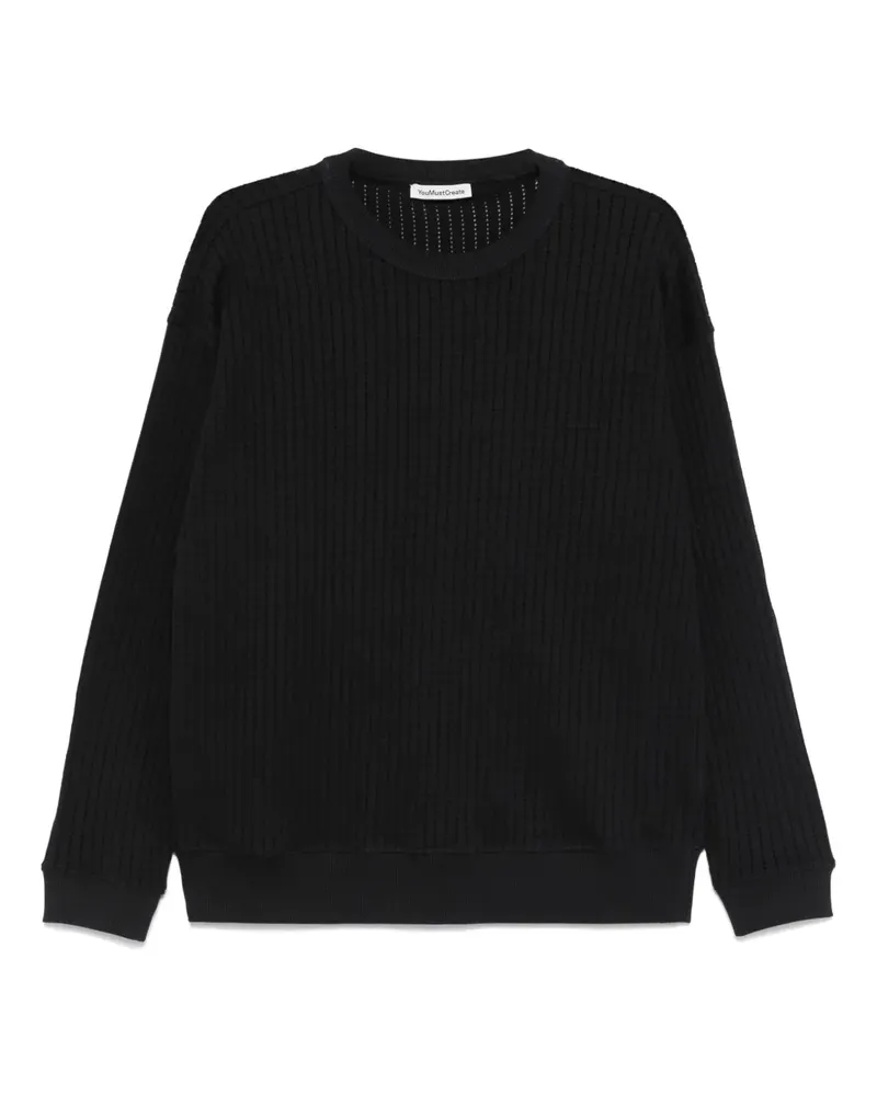 YMC Fauss Sweatshirt - Schwarz Schwarz