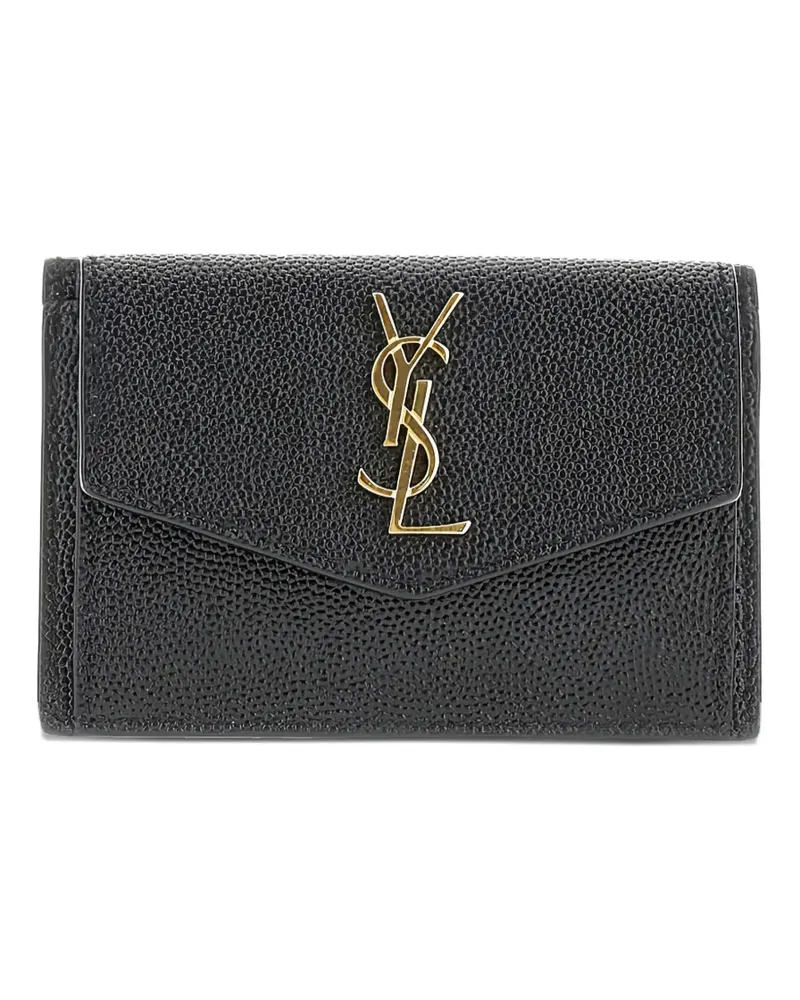 Saint Laurent leather wallet - Schwarz Schwarz