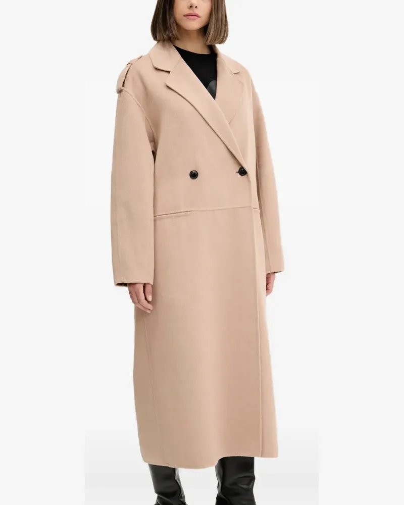 HUGO BOSS Doppelreihiger Mantel - Nude Nude