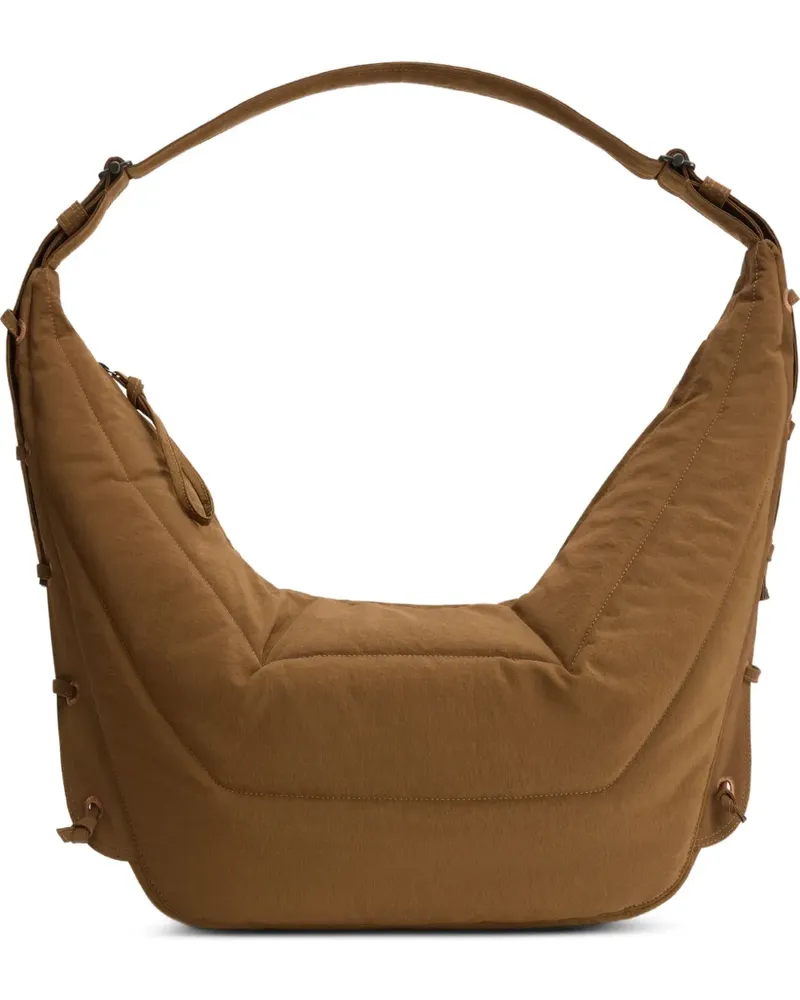 Christophe Lemaire Mittelgroße Soft Game Schultertasche - Braun Braun