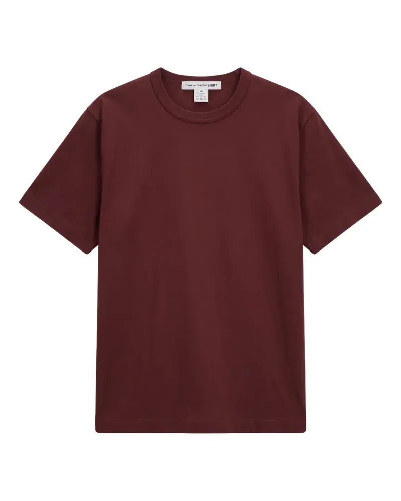Comme des Garçons T-Shirt mit Logo-Print - Rot Rot