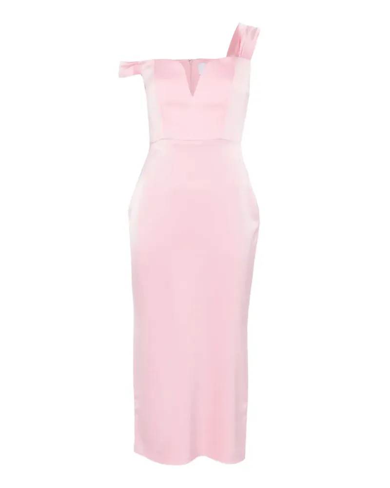 Alex Perry zip-fastening midi dress - Rosa Rosa