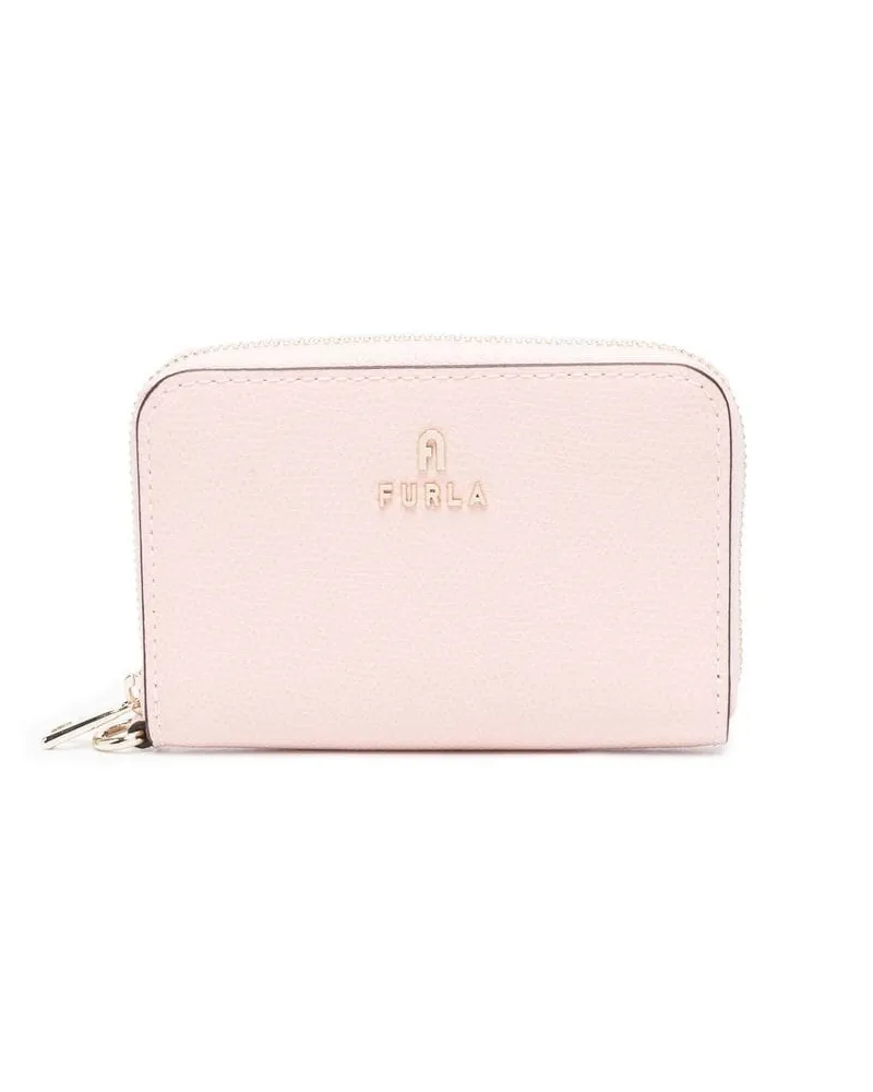 Furla Portemonnaie mit Logo-Schild - Rosa Rosa