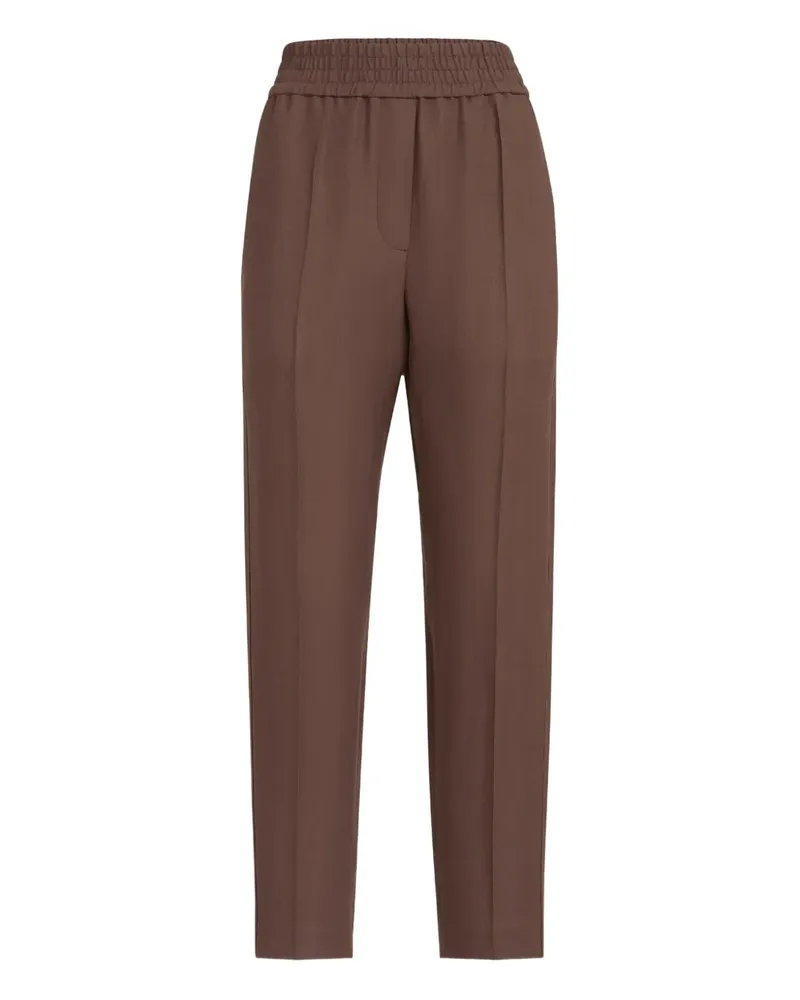 Brunello Cucinelli fluid baggy pull-on trousers - Braun Braun