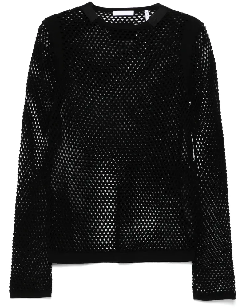 Helmut Lang Langärmeliger Pullover - Schwarz Schwarz