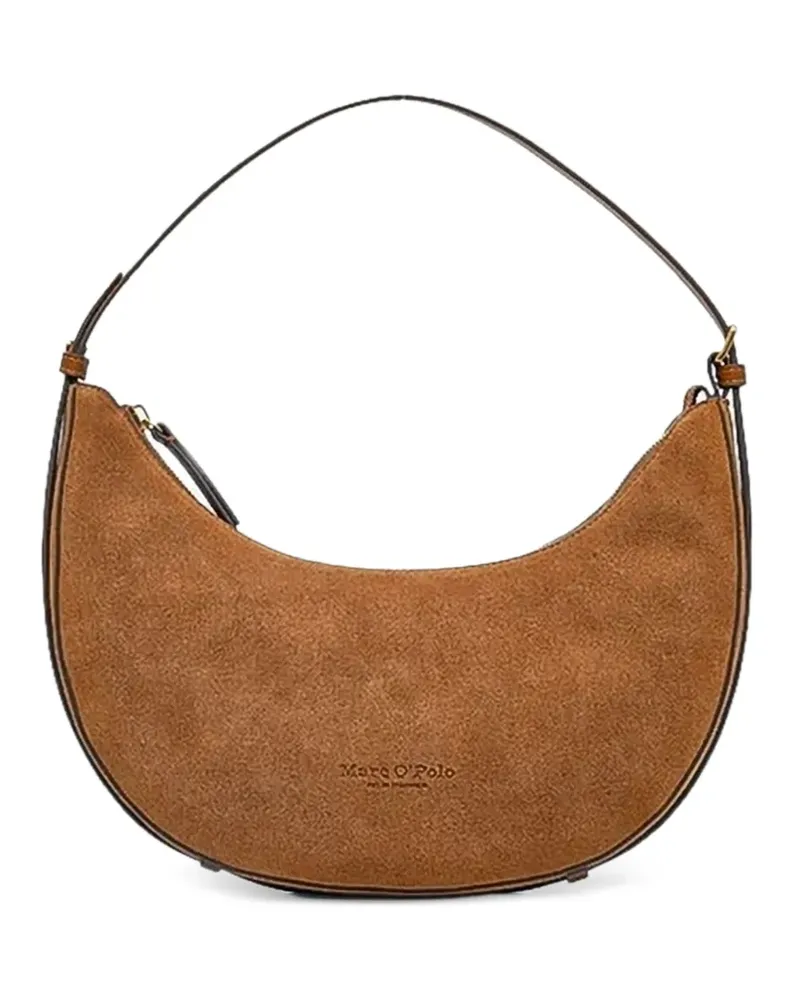 Marc O'Polo Kleine halbrunde Schultertasche - Braun Braun