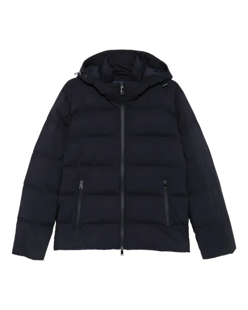 Paul & Shark Gesteppte Kapuzenjacke - Blau Blau