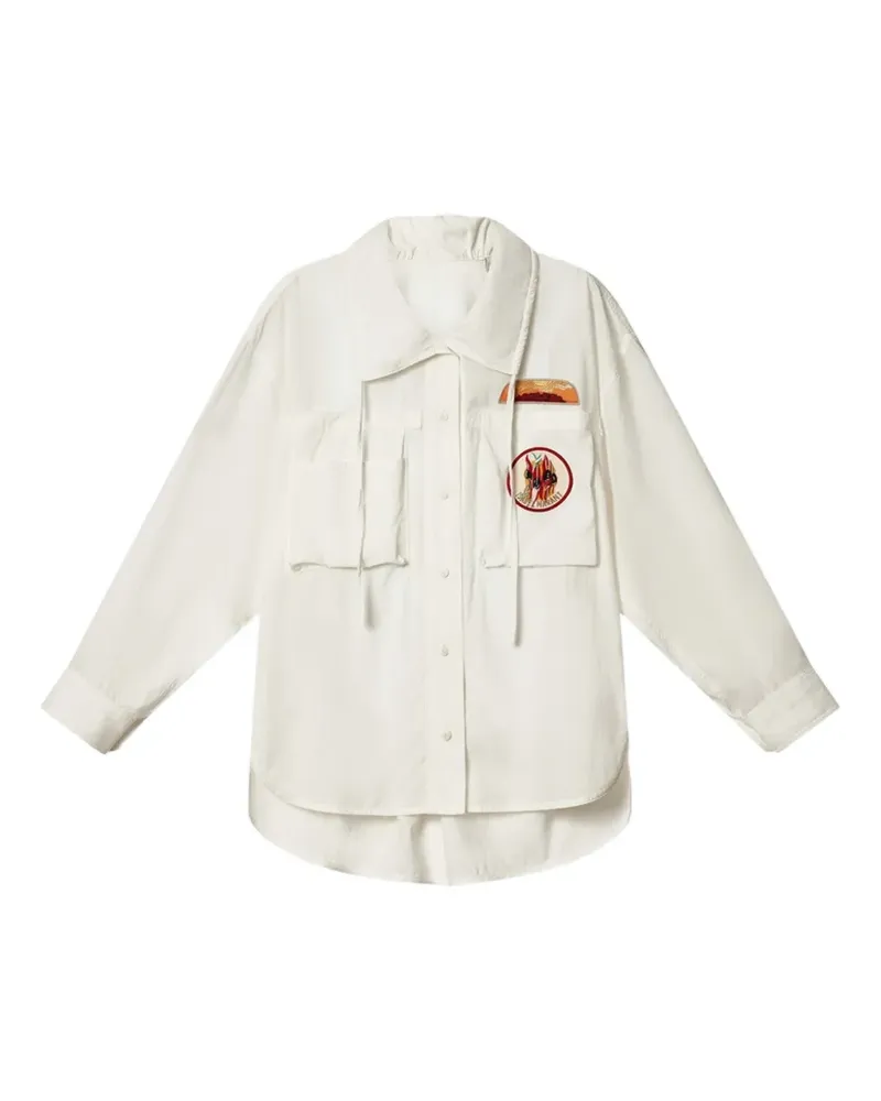 Isabel Marant Chely Hemd mit Patches - Nude Nude