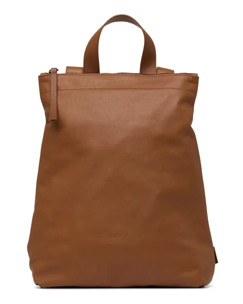 Marsèll Rucksack mit Logo-Prägung - Braun Braun