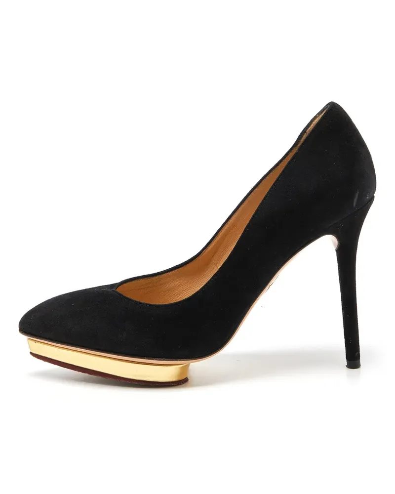 Charlotte Olympia Debbie Pumps mit Plateau - Schwarz Schwarz