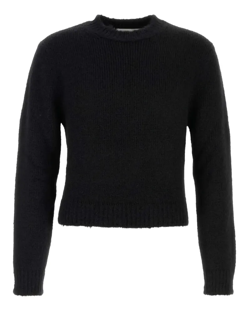 Jil Sander Pullover aus Alpakagemisch - Schwarz Schwarz