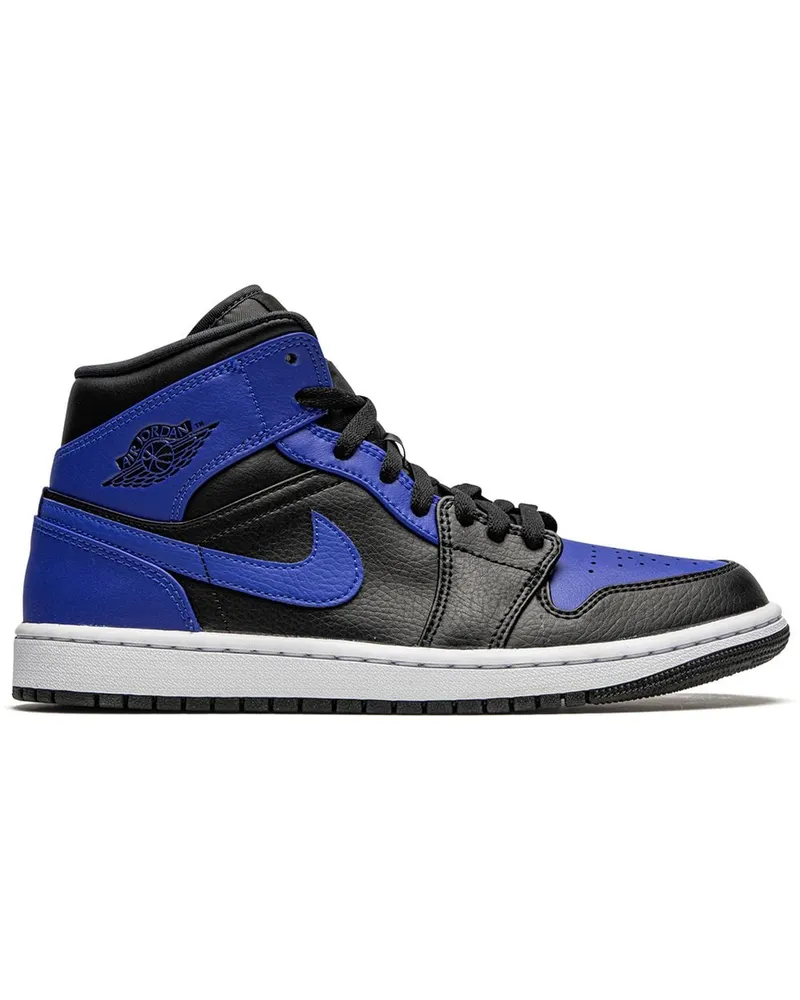 Jordan Air  1 Mid Sneakers - Schwarz Schwarz
