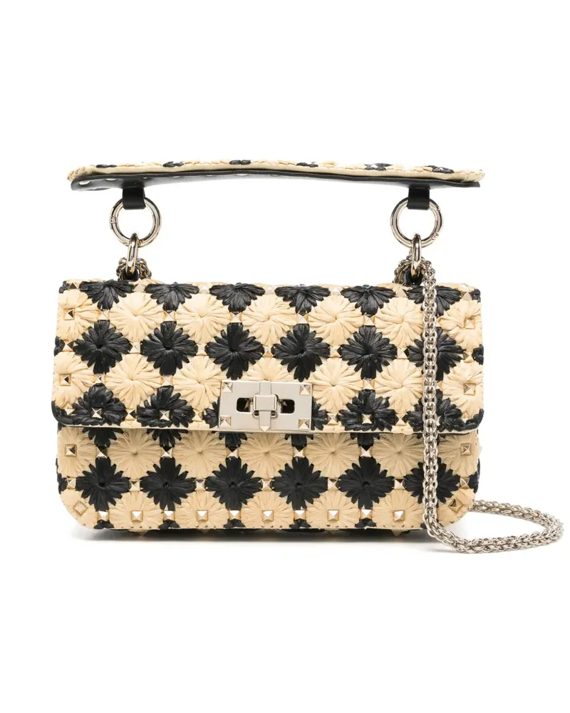 Valentino Garavani Rockstud Schultertasche - Nude Nude