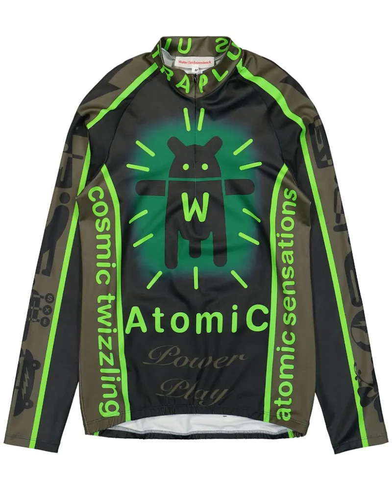 Walter van Beirendonck Atomic Fahrradoberteil - Schwarz Schwarz
