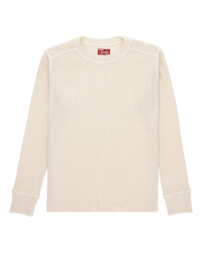 Fortela Geremia waffle ribbed sweater - Nude Nude