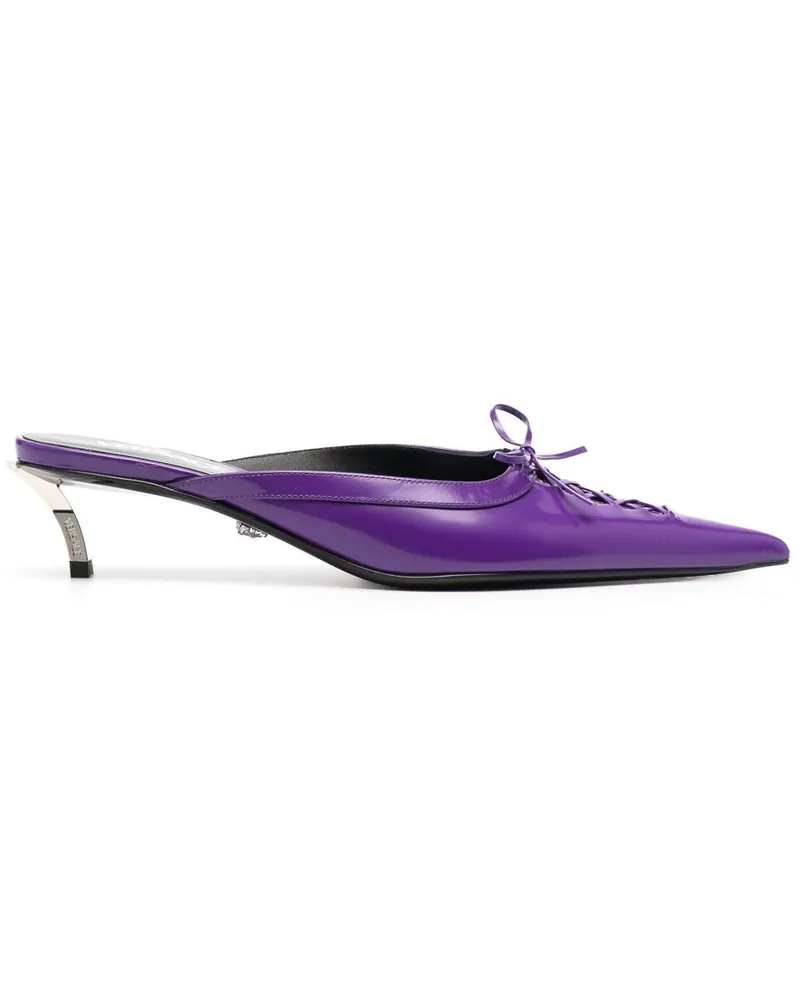 Versace Pin-Point Mules 50mm - Violett Violett