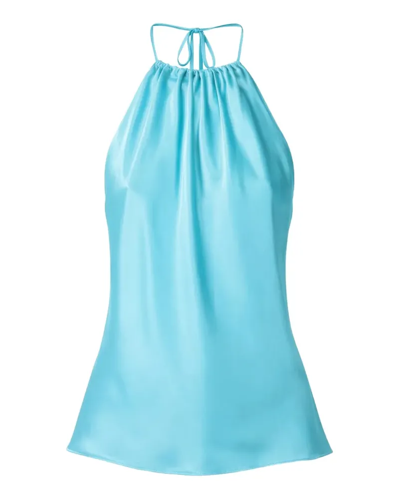 Pinko Top mit Neckholder - Blau Blau