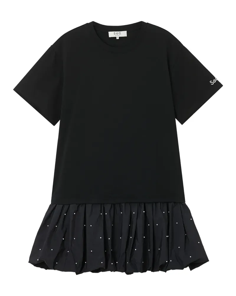 Sea Alberta embellished mini dress - Schwarz Schwarz