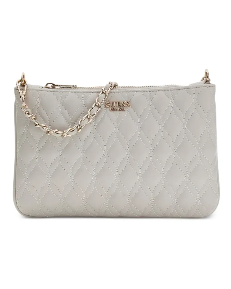 Guess Maxine quilted clutch bag - Nude Nude