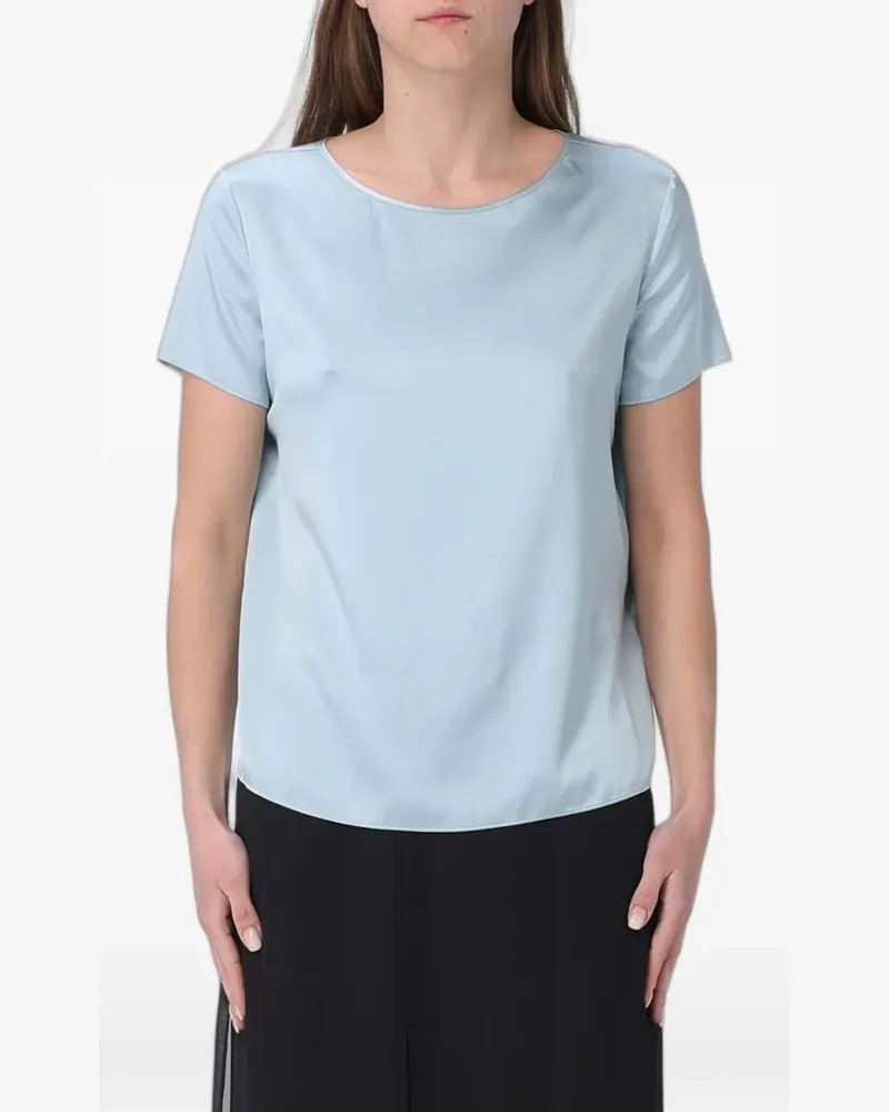 Emporio Armani short-sleeved blouse - Blau Blau