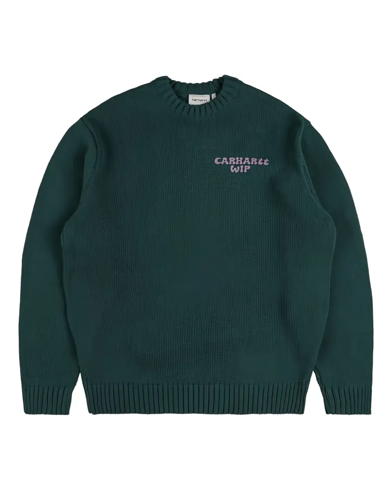 Carhartt WIP Helix Pullover mit Logo - Grün Grün