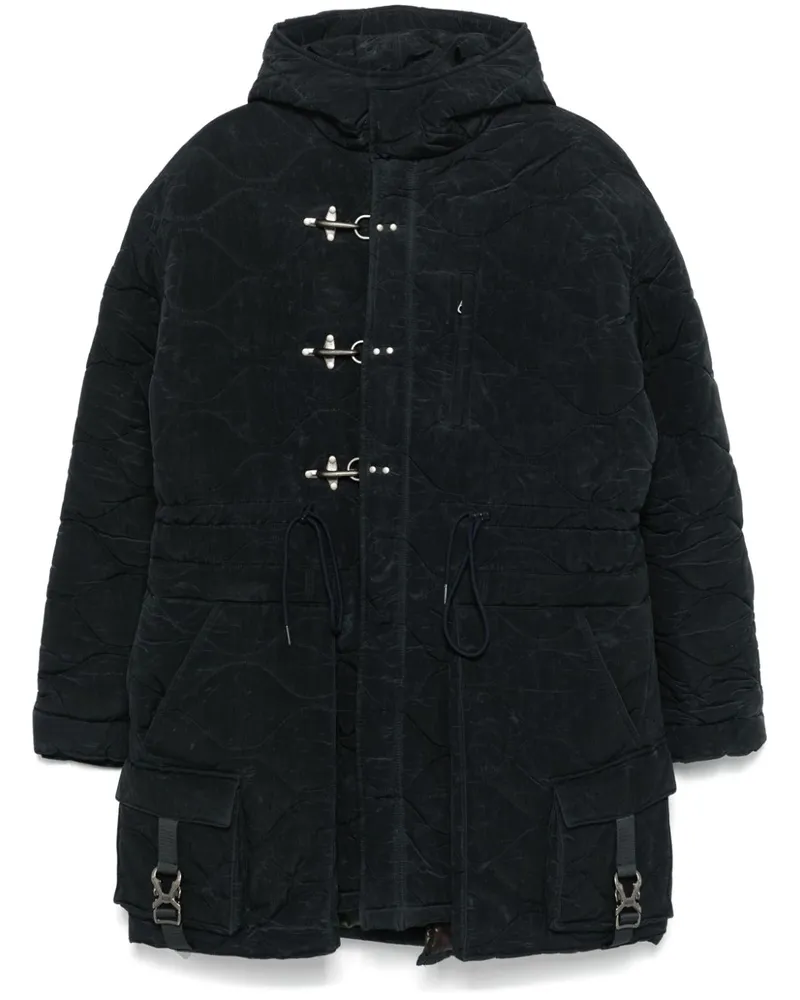 Andersson Bell Parka mit Schnürung - Schwarz Schwarz