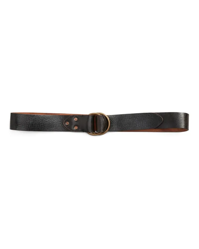 Ralph Lauren Strukturierter Gürtel - Schwarz Schwarz