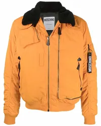 Moschino Bomberjacke mit Logo Orange