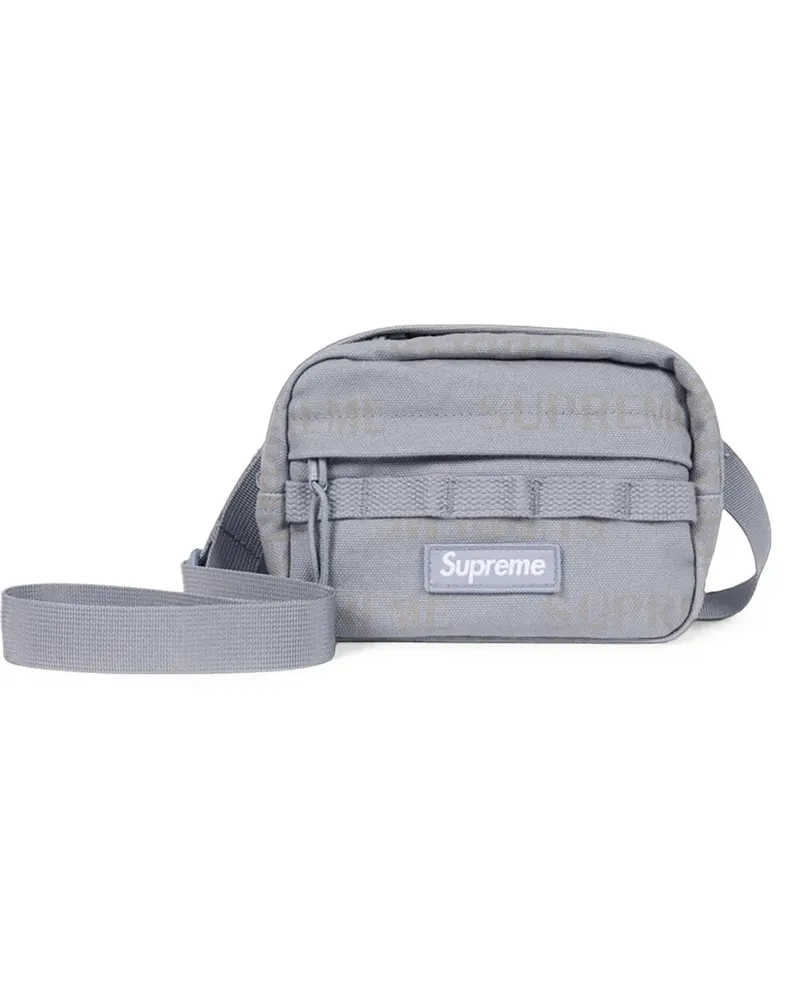 Supreme Being Schultertasche mit Logo-Patch - Grau Grau