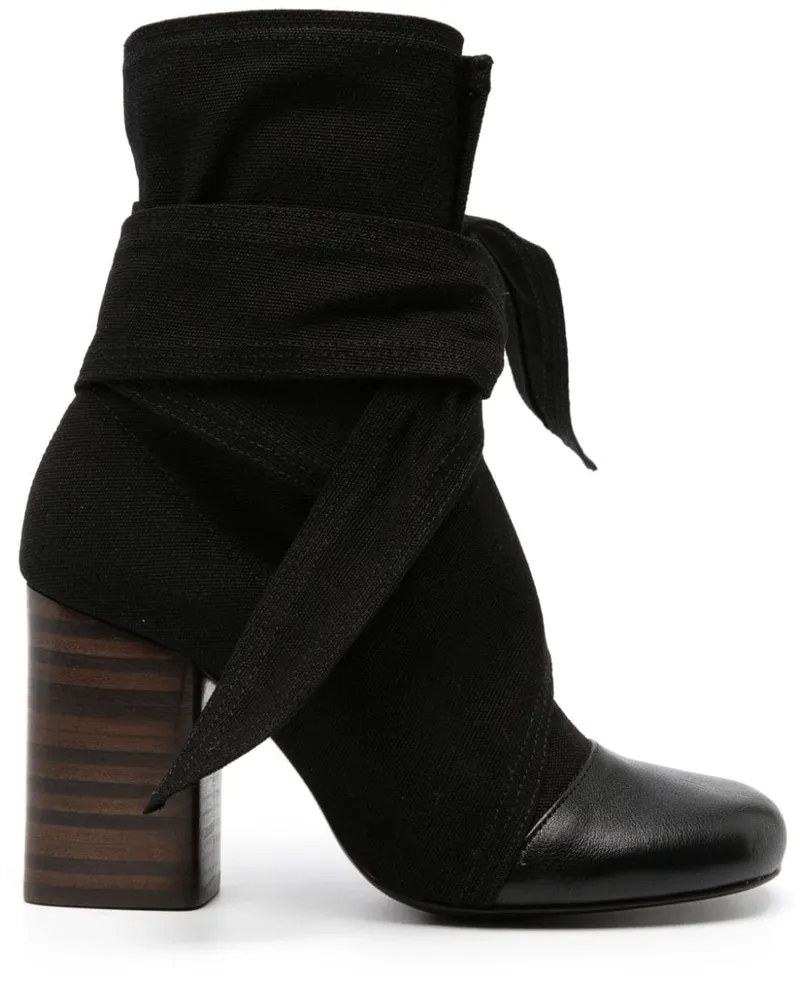 Christophe Lemaire Wrapped Stiefel 90mm Schwarz