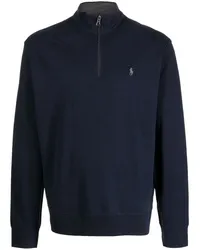 Ralph Lauren Pullover mit Reißverschluss Blau