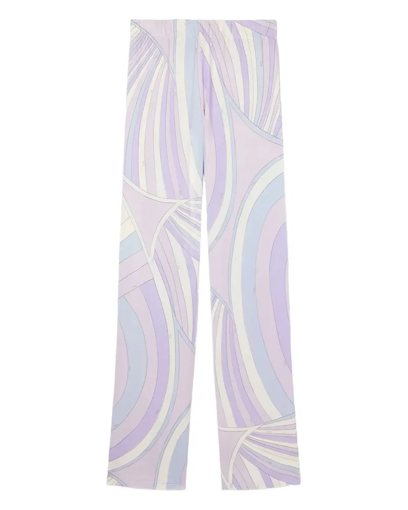 Emilio Pucci Schlaghose mit Iride-Print - Violett Violett