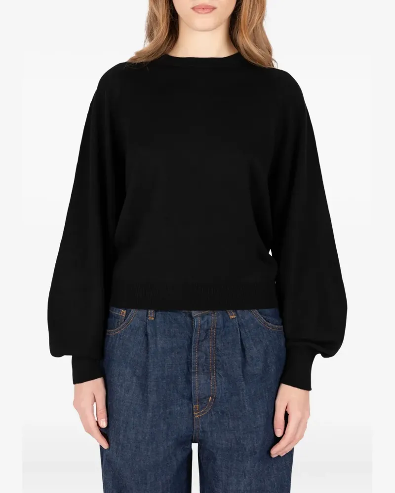 Société Anonyme Ellen Strick mit Ballonärmeln - Schwarz Schwarz