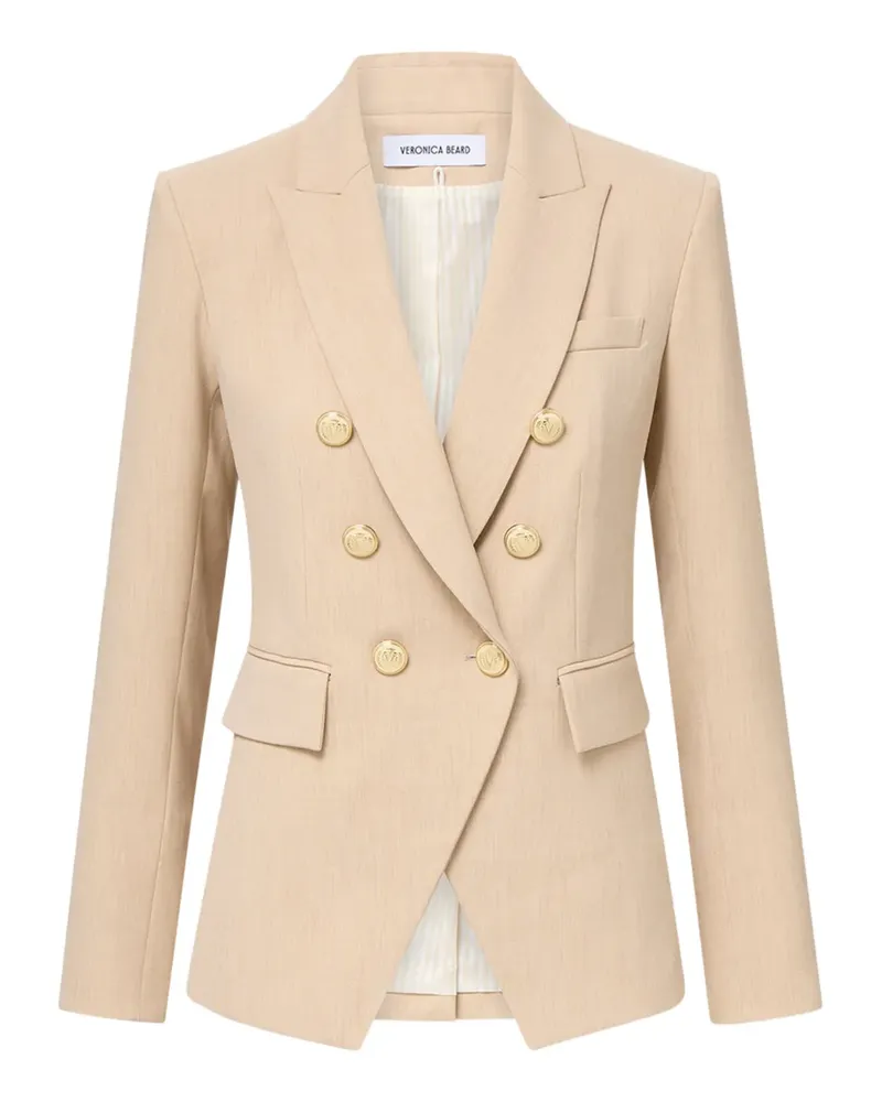 Veronica Beard Doppelreihiger Miller Blazer - Nude Nude