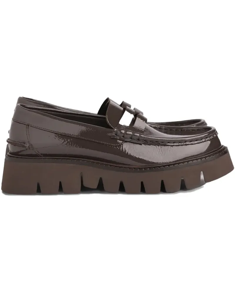 Pedro Garcia Loafer mit Plateau - Braun Braun