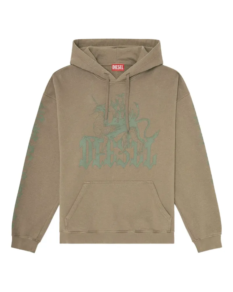 Diesel S-Griffon Hoodie - Braun Braun