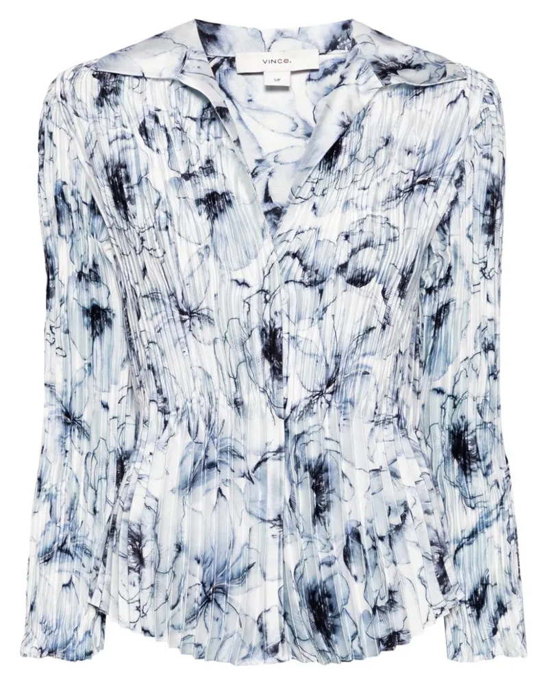 Vince Lily Bluse - Blau Blau