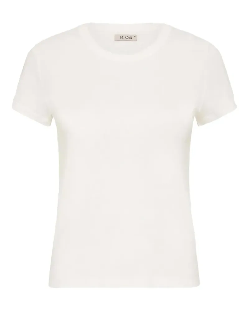 St. Agni T-Shirt mit rundem Ausschnitt - Weiß Weiß