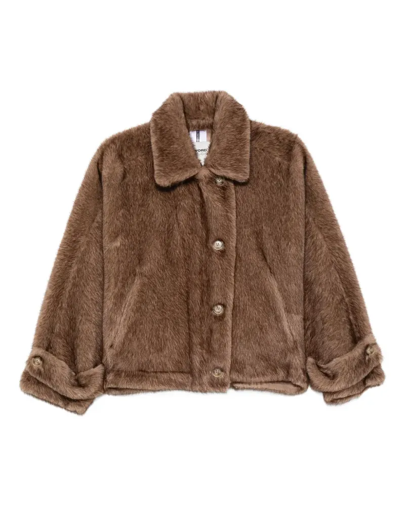 s.w.o.r.d 6.6.44 Jacke aus Faux Fur - Braun Braun