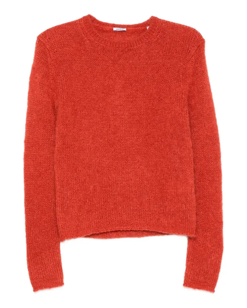 ASPESI Gerippter Pullover - Orange Orange
