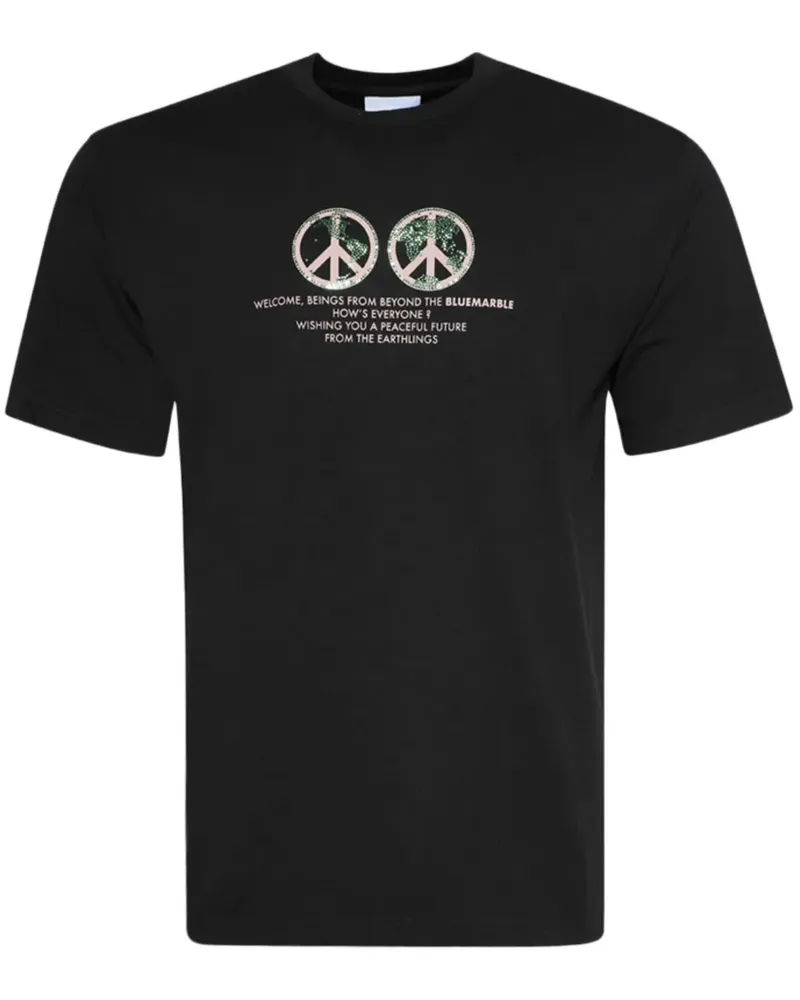 BLUEMARBLE Peace Corps T-Shirt - Schwarz Schwarz