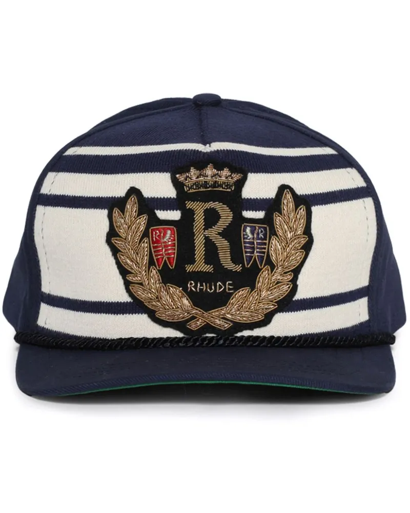 RHUDE Rope Crest Baseballkappe - Blau Blau