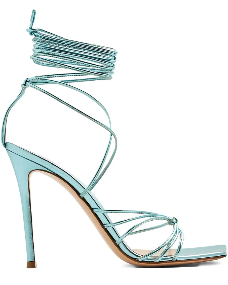Gianvito Rossi 105mm Sylvie leather sandals - Blau Blau